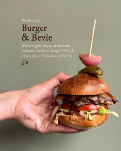 Weekday Treats at The Bear - Burger and a Bevie