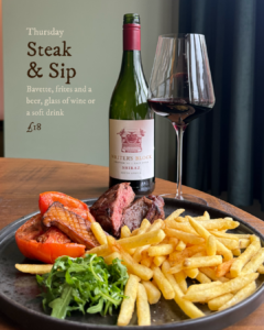 Weekday Treats at The Bear - Steak and Sip